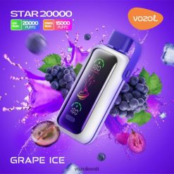 VOZOL Vape Eesti - VOZOL STAR 20 000 viinamarja jää TJ282P404