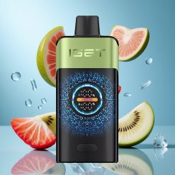 IGET ONE 12000 Puffs (2700 mAh aku, 0,6 ohm kahekordne võrkkeevituse mähis) Maasika-Kiivi Jää Estonia vape wholesale