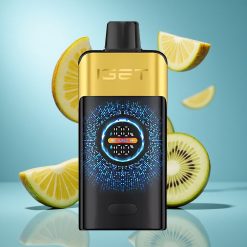 IGET ONE 12000 Puffs Kiivi-Ananass 2700 mAh aku ja 0.6 ohm topeltvõrk mähis Estonia vape wholesale