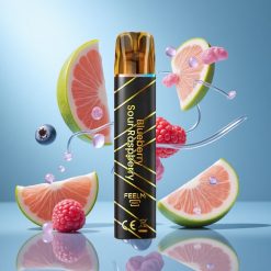 JNR Black&Golden 600+200 Puffs Mustikas Hapus Vaarikas 550mAh 2ml Eesti Estonia vape wholesale