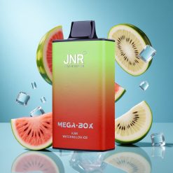 JNR Mega Box 25000 Puffs Ühekordne Vape Kiivi-Arbuusi Jää Estonia vape wholesale