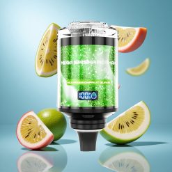 JNR Mega Shisha Hookah 100000 Puffs Kiivi-Marja-Guava Hingamisvalgus Estonia vape wholesale