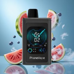 JNR PhoneVape 30000 Puffs Täiskuva Ekraan Mustikas-Arbuus Estonia vape wholesale