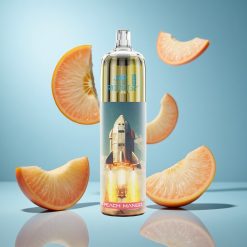 JNR Rocket-X 12400 Puffs Reguleeritav Õhuvool ja 850mAh Akumahtuvus Virsik-Mango Estonia vape wholesale