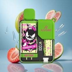Aivono AIM-TANK 9500 Puffs Maasikas-Liivi 18ml E-vedelik 650mAh aku Estonia vape wholesale